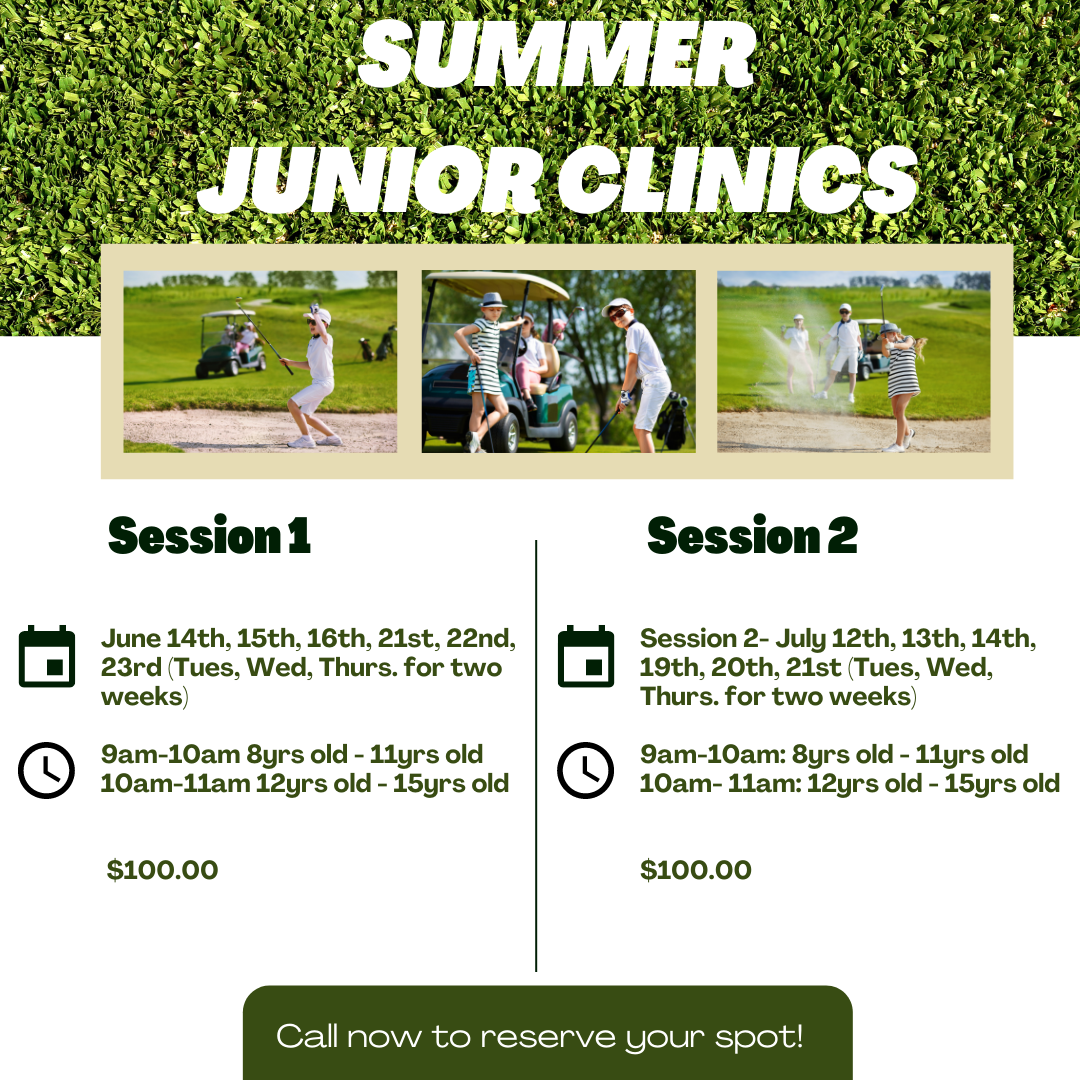 Junior Clinics Brookledge Golf Course